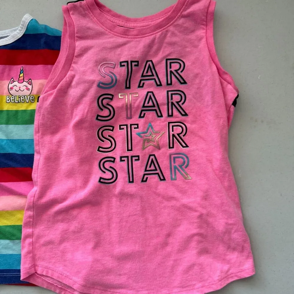 Girls Summer Clothes Lot 3pc Cat & Jack Eyelet Shorts Garanimals Athletic Works